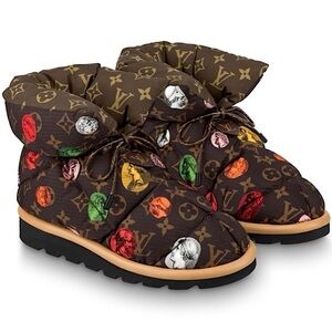 BRAND NEW Louis Vuitton x Fornasetti Limited Edition Monogram RARE Ankle Boots